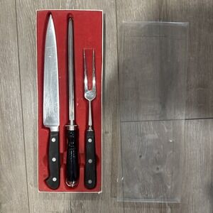 Forschner Carving Knife Set Stainless Germany Solingen&Rostfrei Not Matching Set